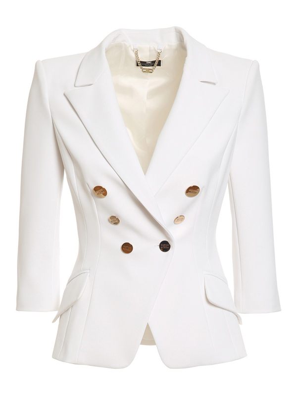 Elisabetta Franchi Blazer - Blanc
