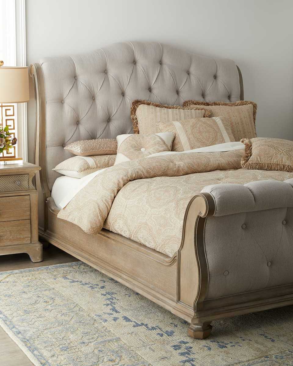 Summerlynn Upholstered King Sleigh Bed