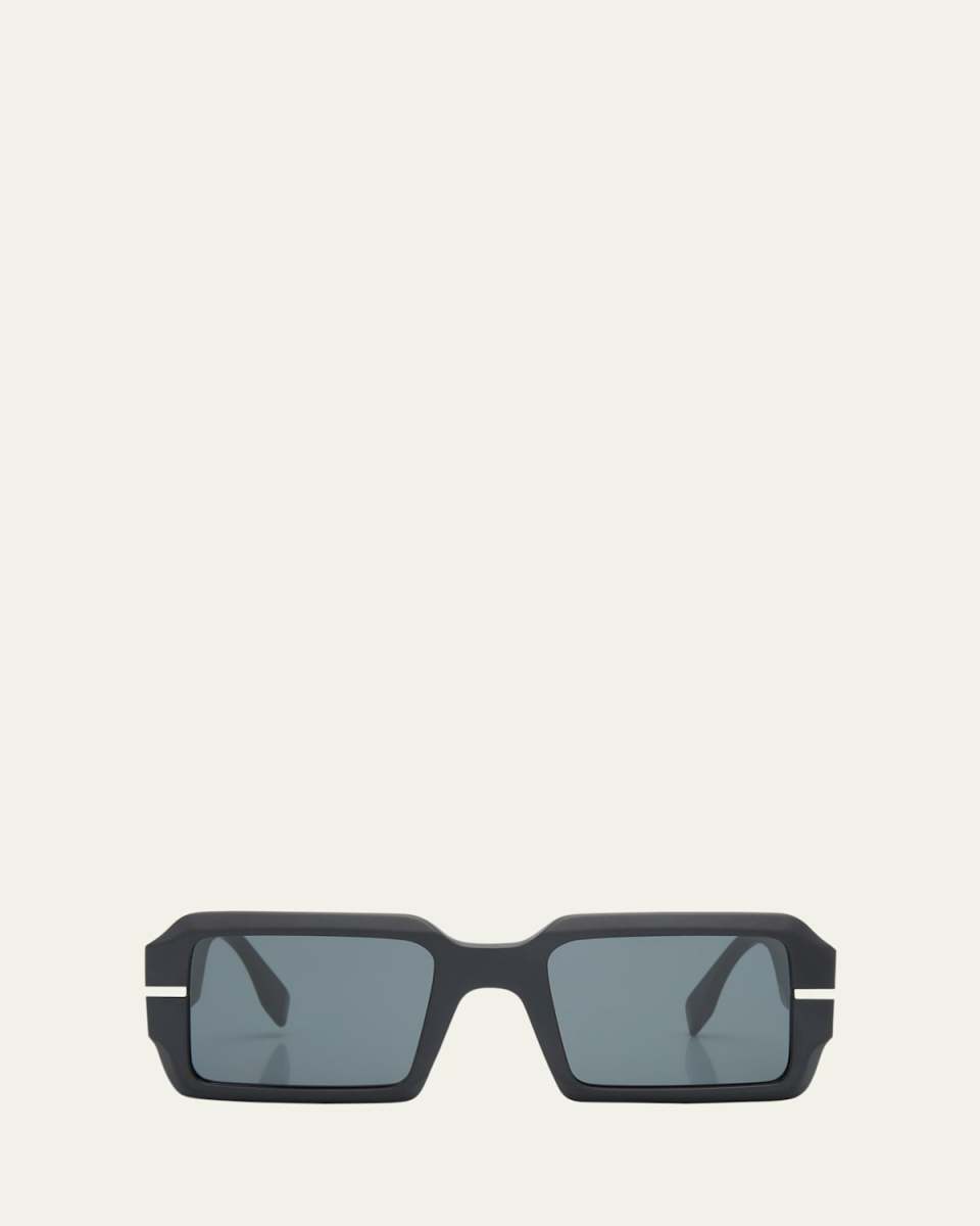 Fendigraphy Acetate Rectangle Sunglasses