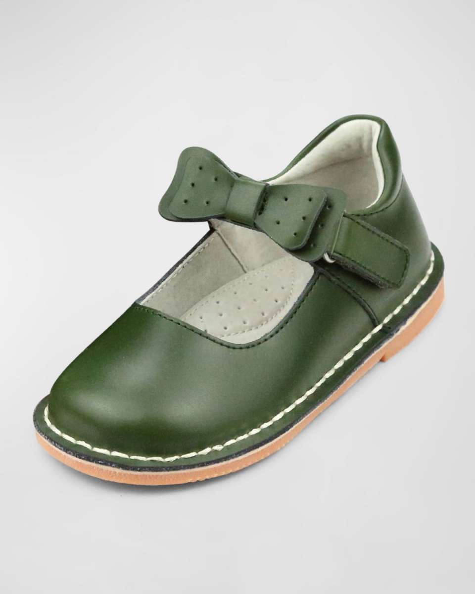 Girl's Iris Bow Mary Jane Shoes, Baby/Toddler/Kids
