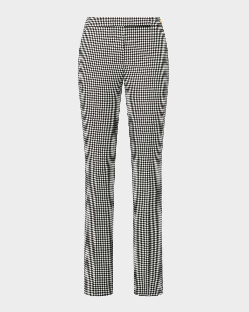 Teddy Check-Print Virgin Wool Pants