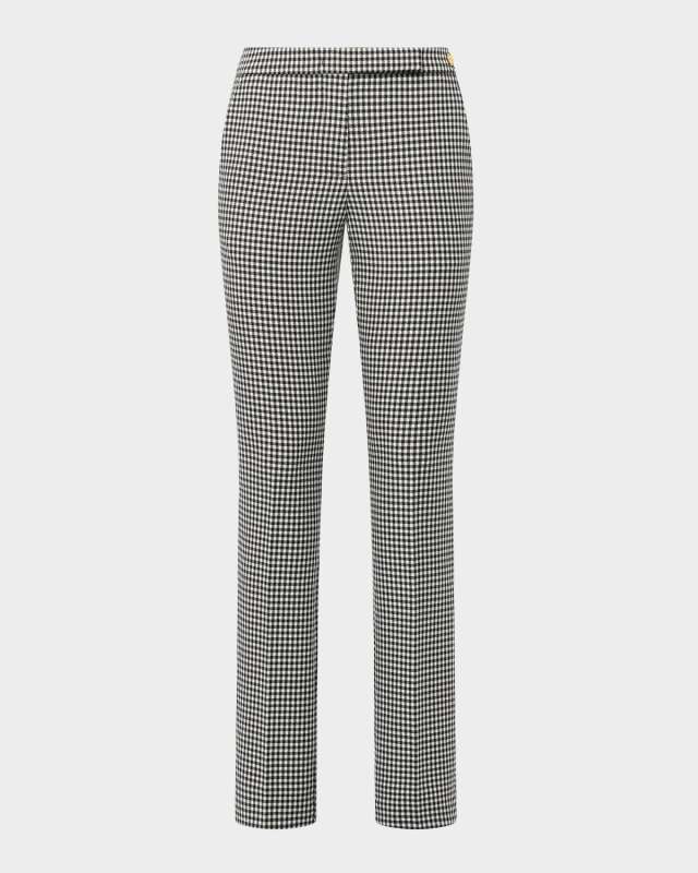 Teddy Check-Print Virgin Wool Pants