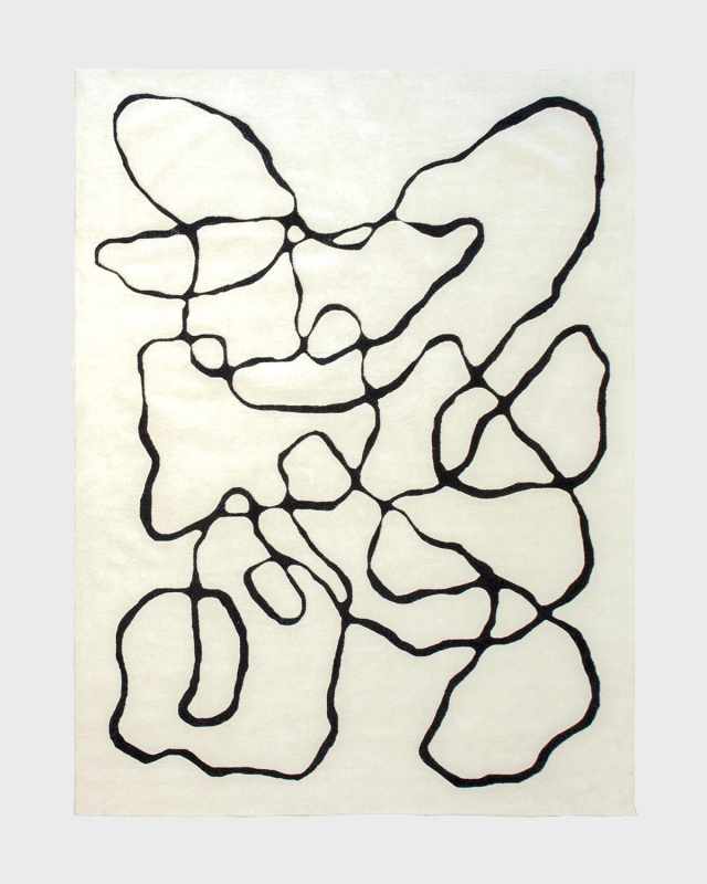 Squiggle Hand-Tufted Rug, 8' x 10'