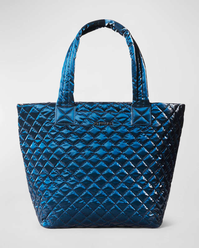 Metro Deluxe Medium Metallic Tote Bag