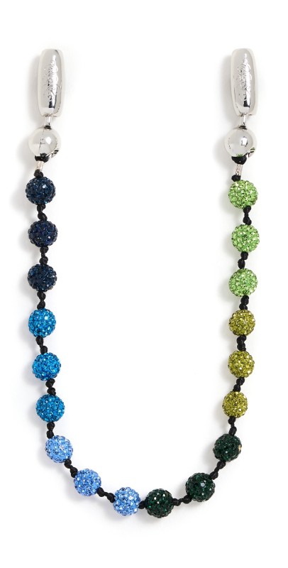 Ossa Pave Disco Ball Wristlet Ombre Blu