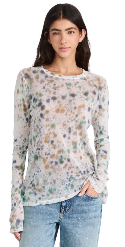 Raquel Allegra Liza T-Shirt Forest Cosmos