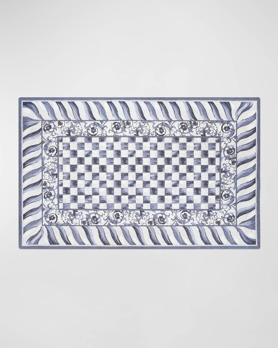 Sterling Check Rug, 5' x 8'
