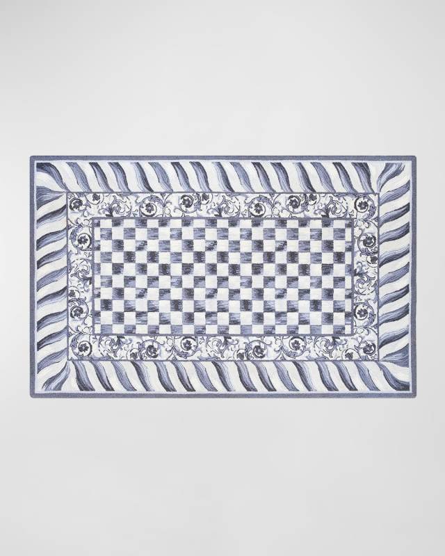 Sterling Check Rug, 5' x 8'