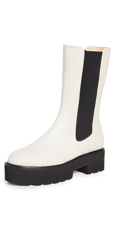 Stuart Weitzman Presley Ultralift Booties Oat