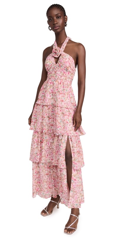 ASTR the Label Brinley Dress Pink Floral