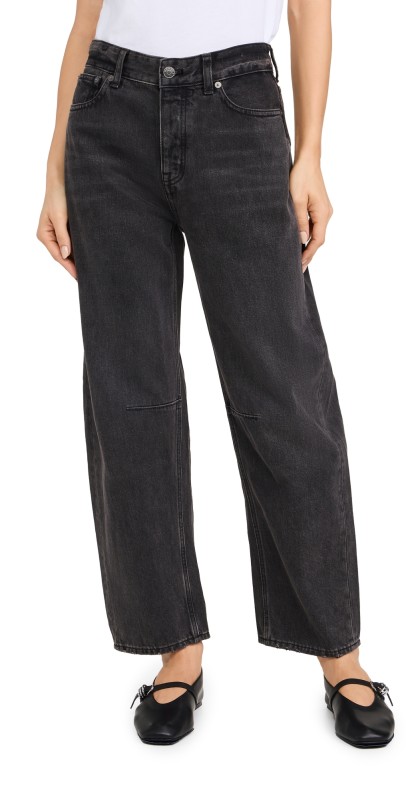 Madewell The Darted Barrel-Leg Jean Olenda Wash