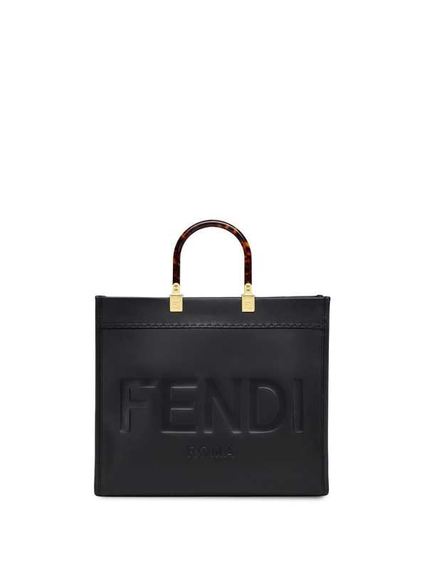 Sunshine logo-debossed tote