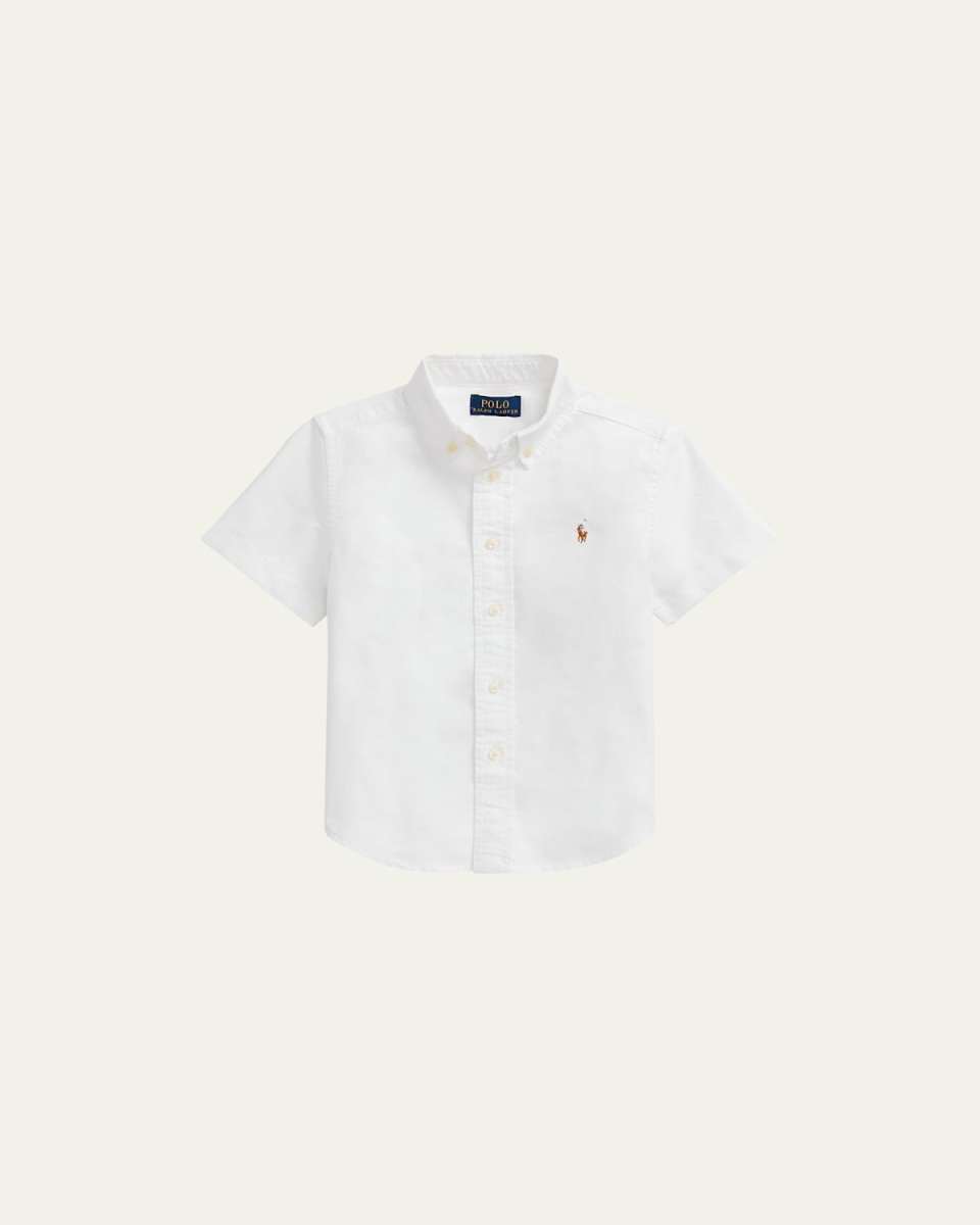 Boy's Classic Oxford Shirt, Size S-XL