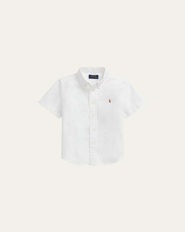 Boy's Classic Oxford Shirt, Size S-XL