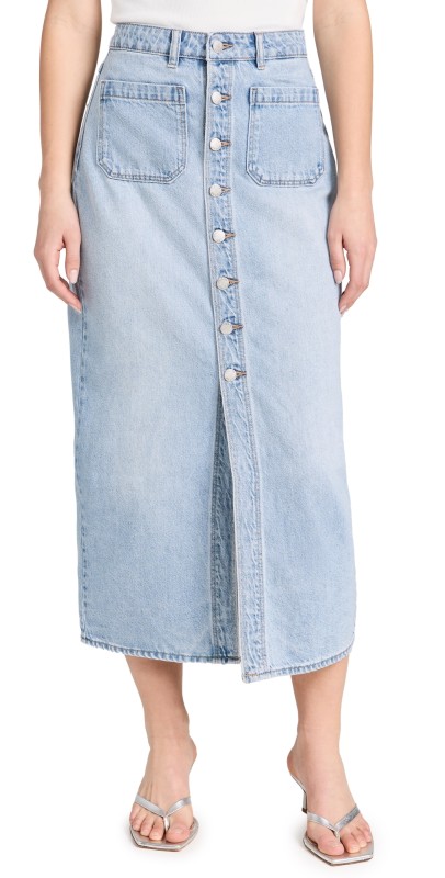 Rolla's Sailor Skirt Lyocell Blue Light Vintage Blue