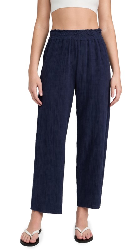 RAILS Leon Crop Pants Navy