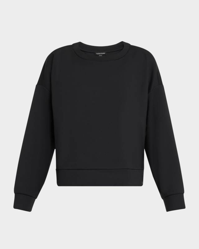 Crewneck Lightweight Ponte Sweatshirt