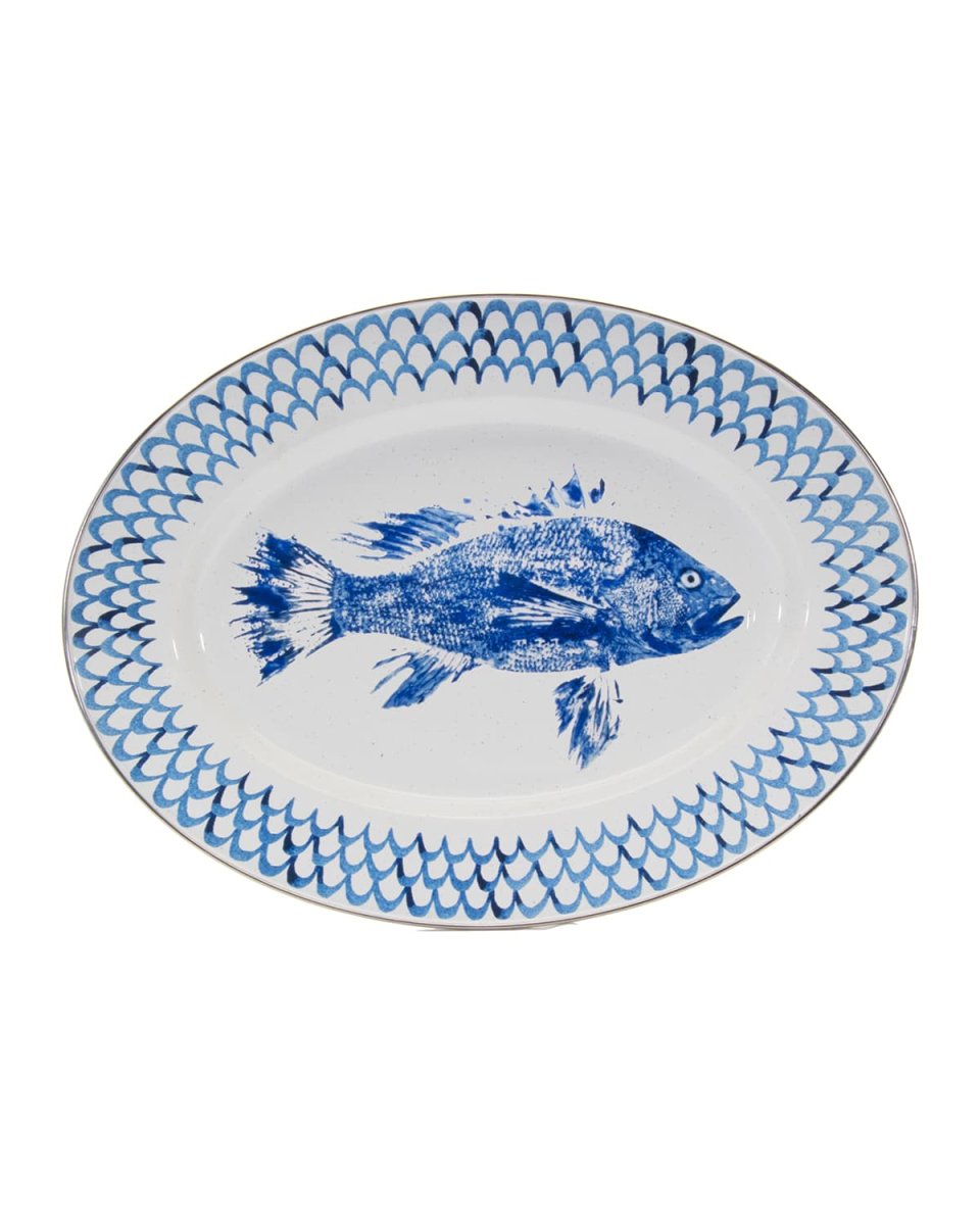 Fish Camp Oval Tray