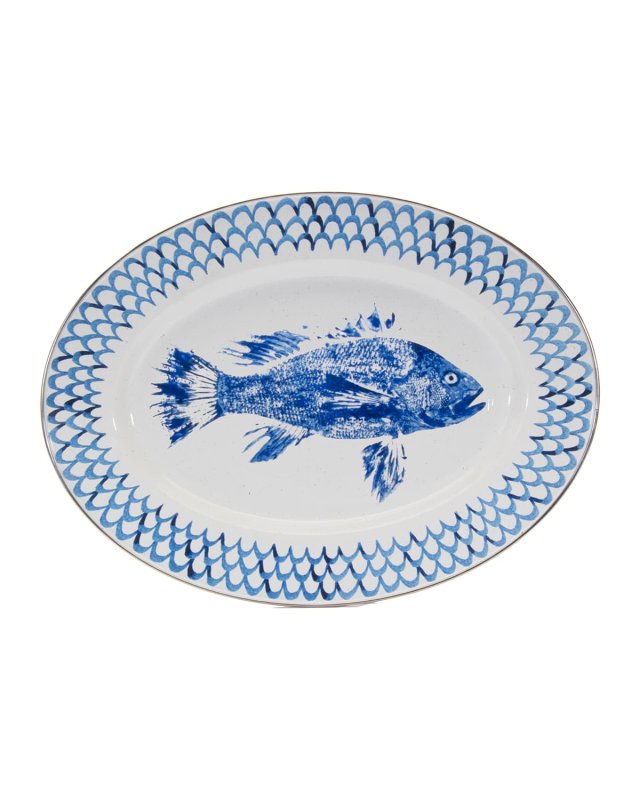 Fish Camp Oval Tray