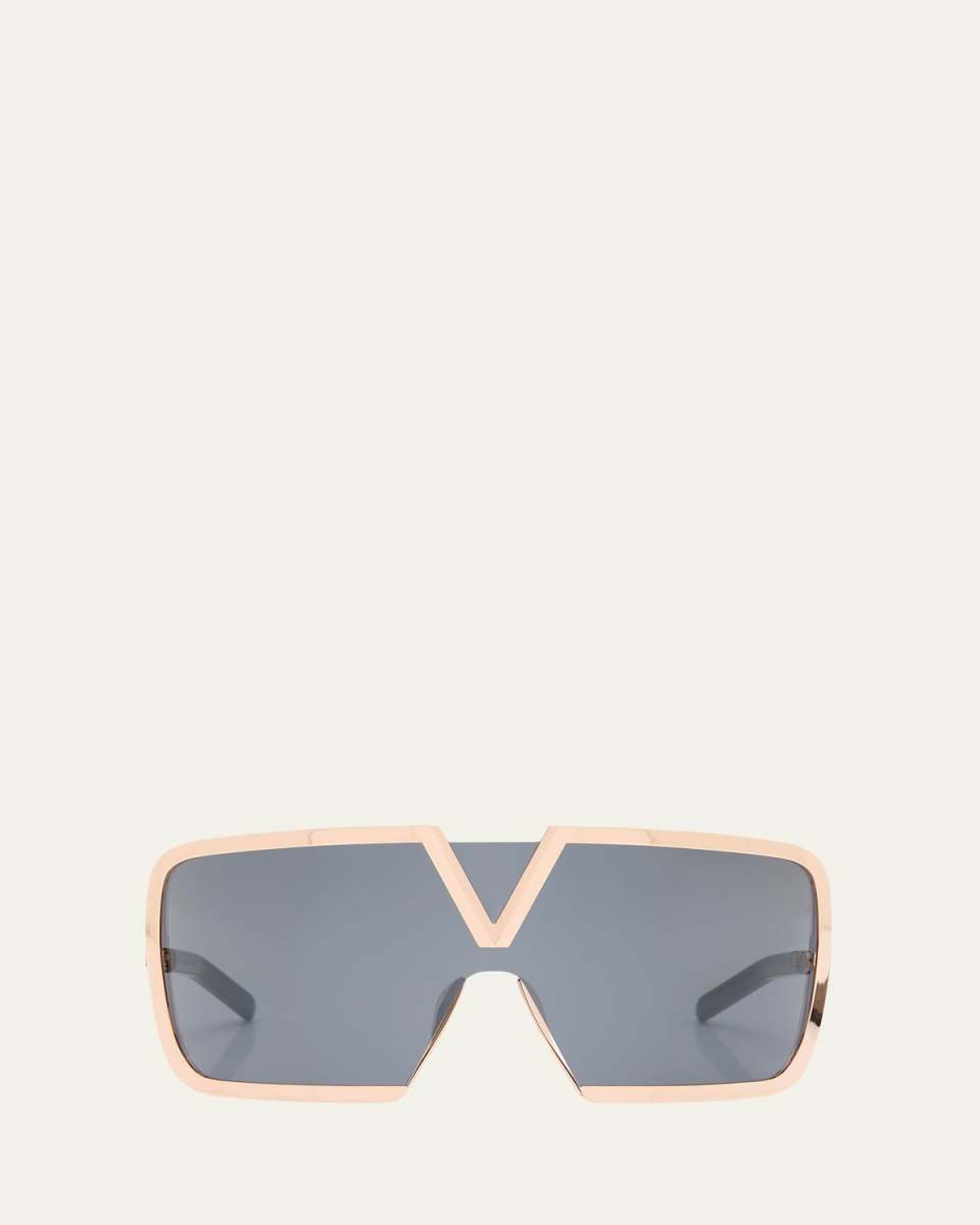 V-Romask Shield Titanium & Acetate Sunglasses