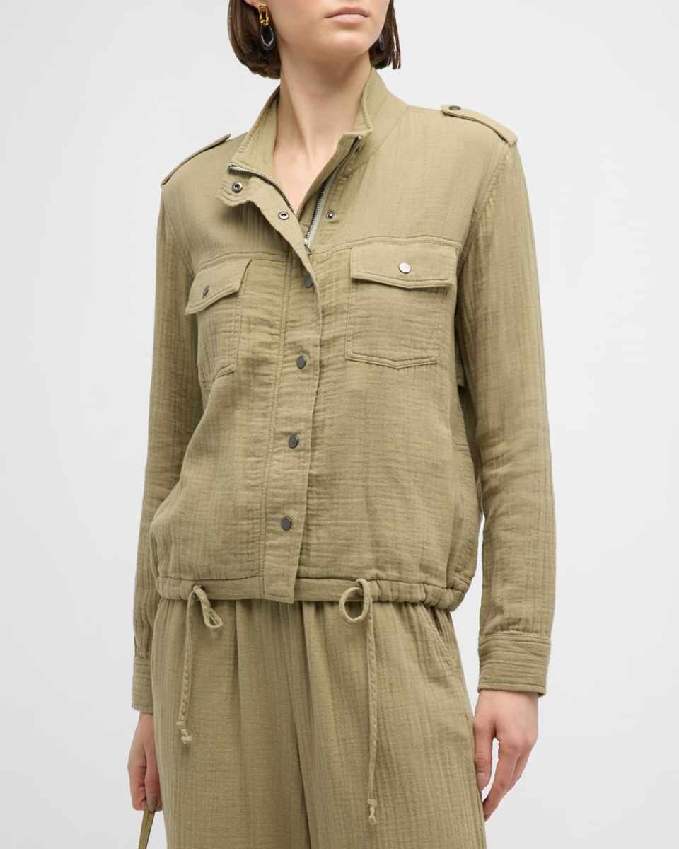 Collins Gauze Military Jacket
