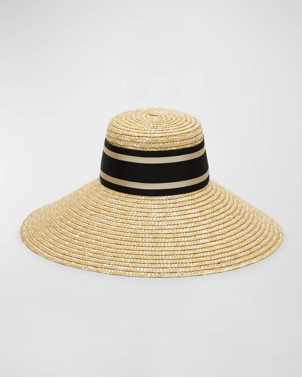 Mirabel Braided Straw Floppy Hat