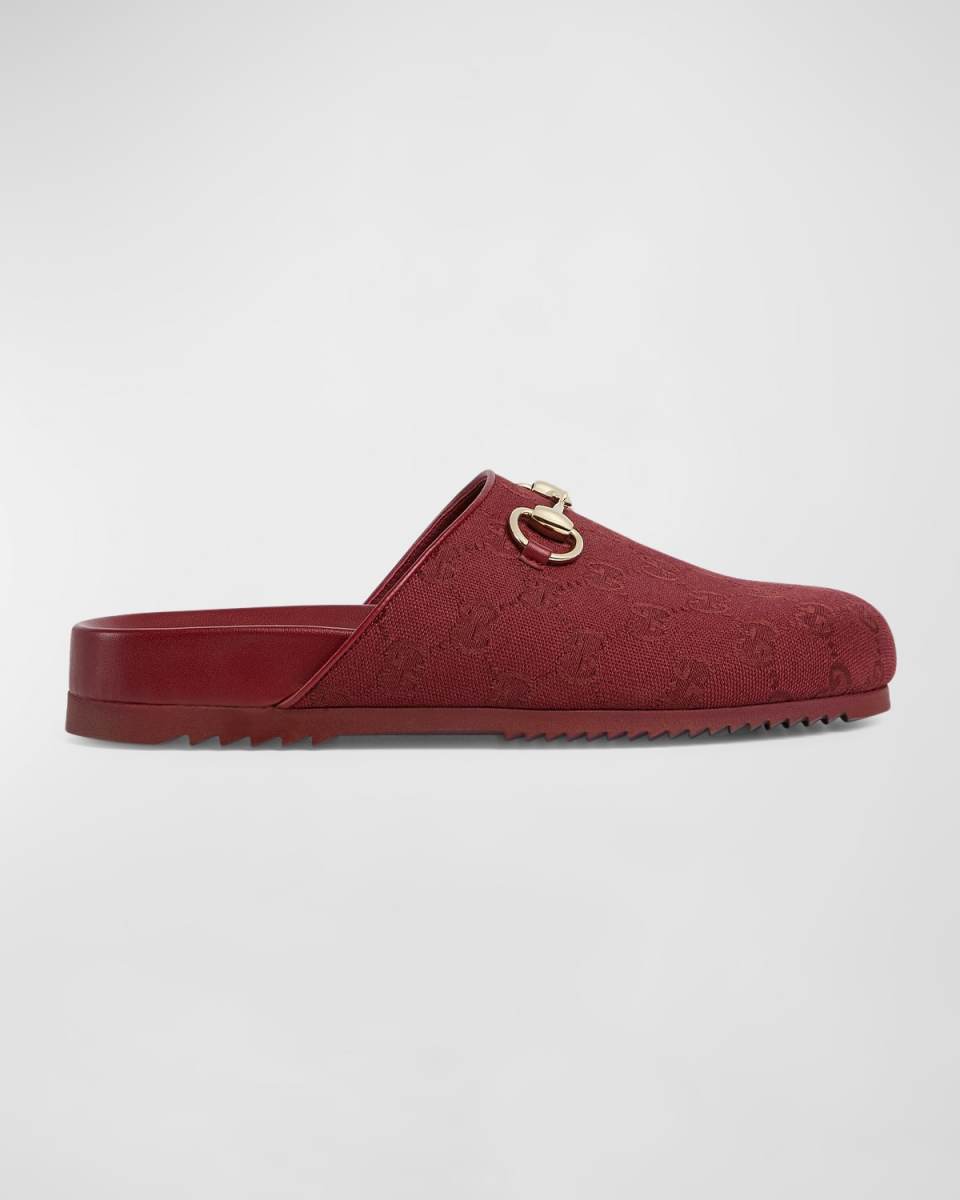 Sol Monogram Canvas Bit Mules