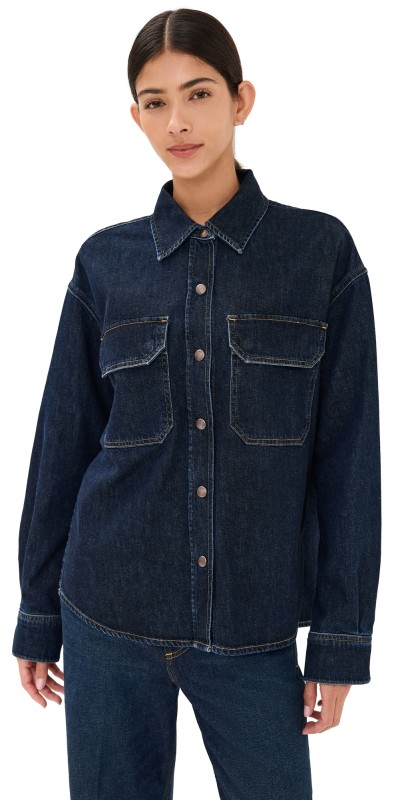 AGOLDE Gwen Slice Shirt Rinse