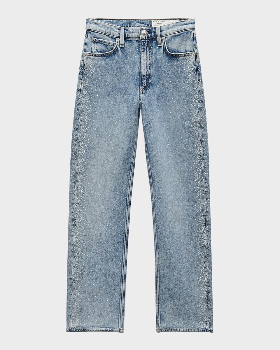 Harlow Ankle Rhinestone Jeans