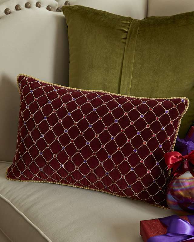 Celestial Grid Pillow