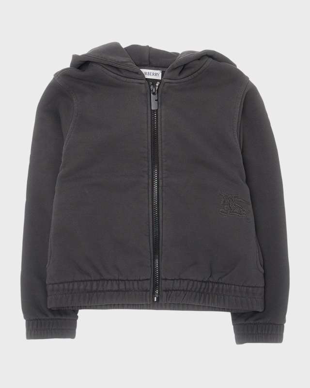 Boy's Hoodie W/ Equestrian Knight Detail, Size 3-1