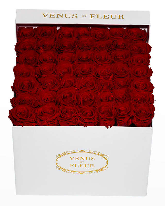 Classic Large Square Rose Box