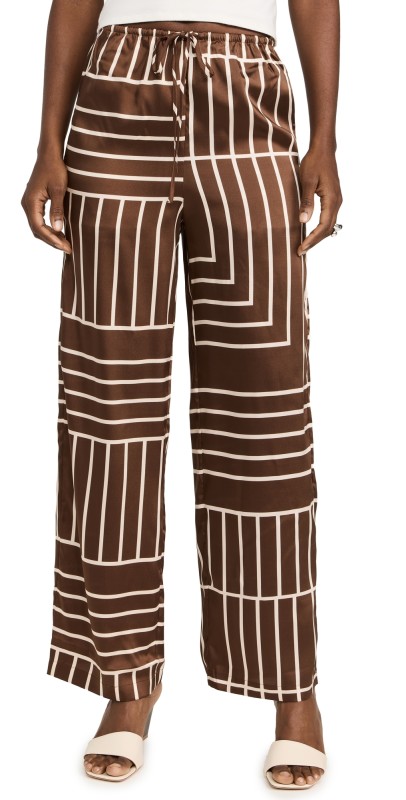 RAILS Damani Pants Brown Line Art