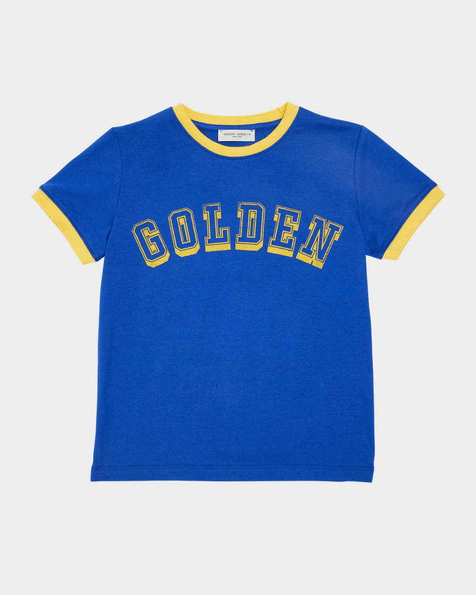 Boy's Journey Flock-Print Jersey T-Shirt, Size 4-10