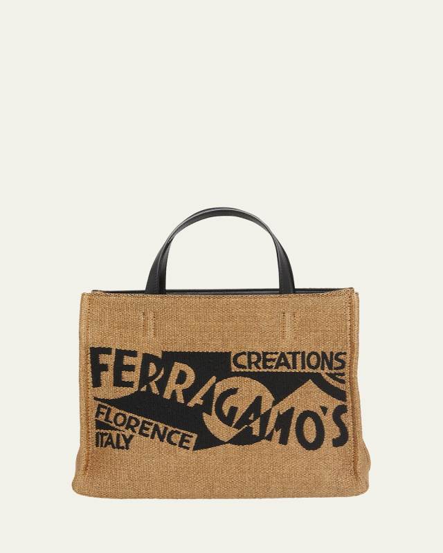 F Signature Small Tote Bag