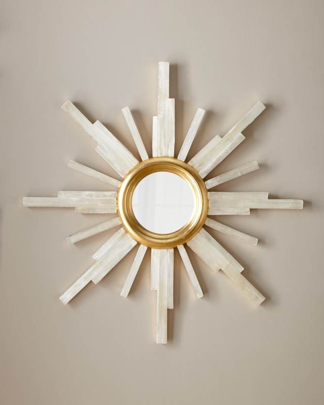 Selenite Star Mirror