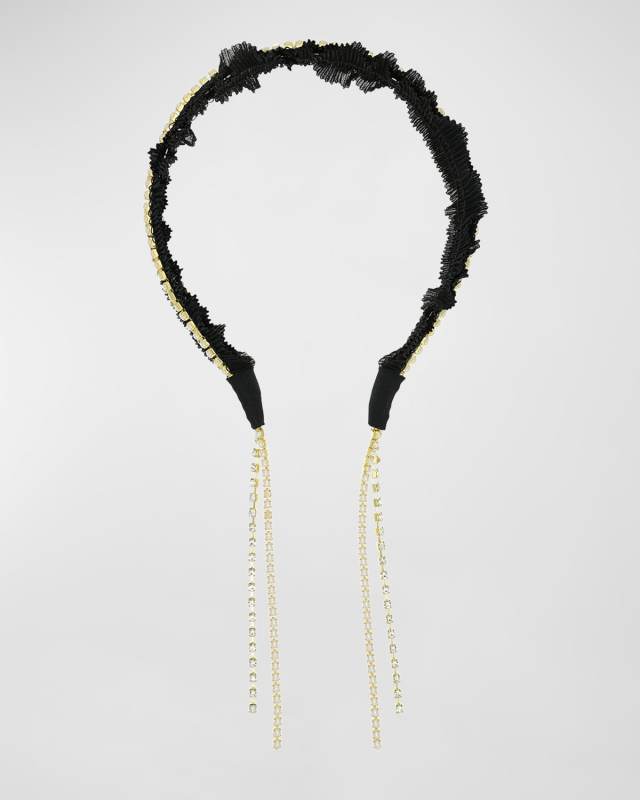 Anthea Embellished Tulle Headband
