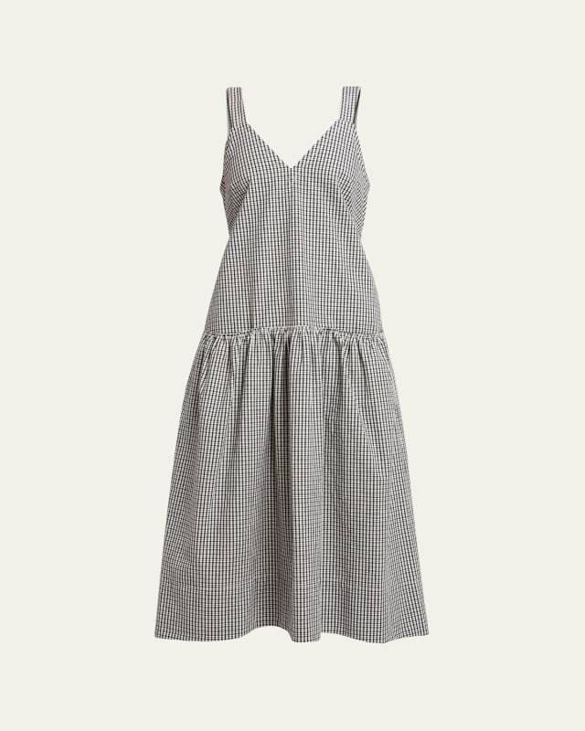 Sasha Sleeveless Drop-Waist Midi Dress
