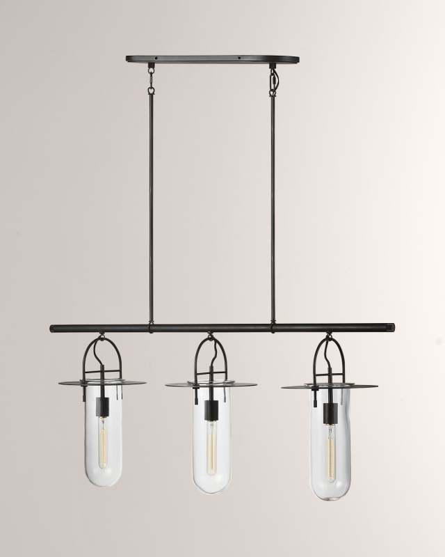 3 - Light Linear Chandelier Nuance By Kelly Wearstler