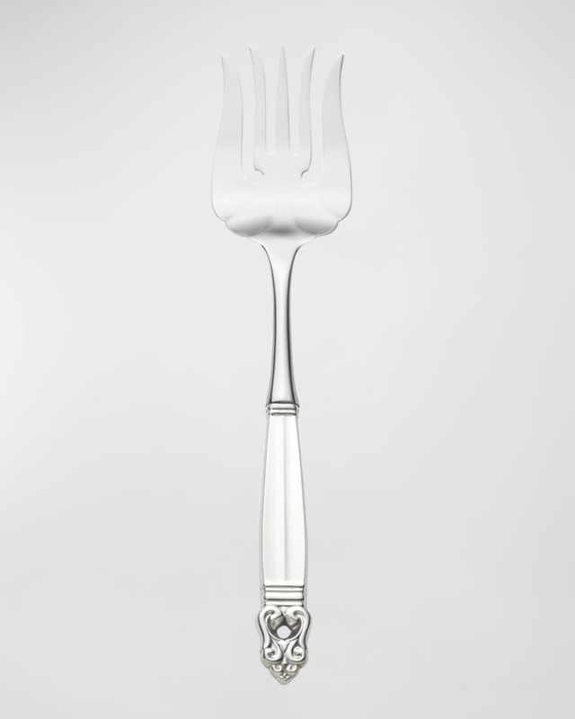 Royal Danish Large Serving Fork, Hollow Handle