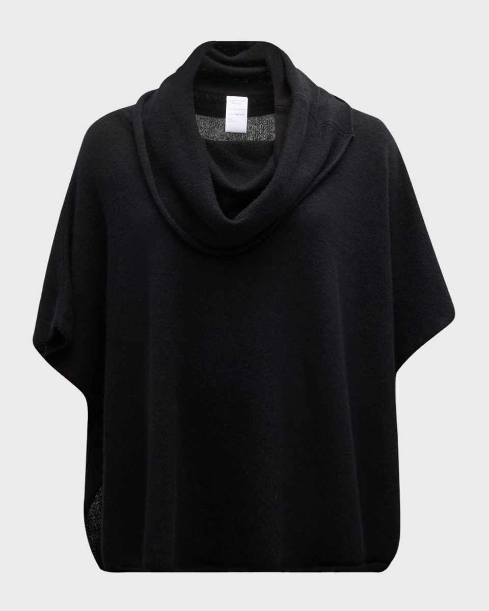Cashmere Cowl-Neck Tunic