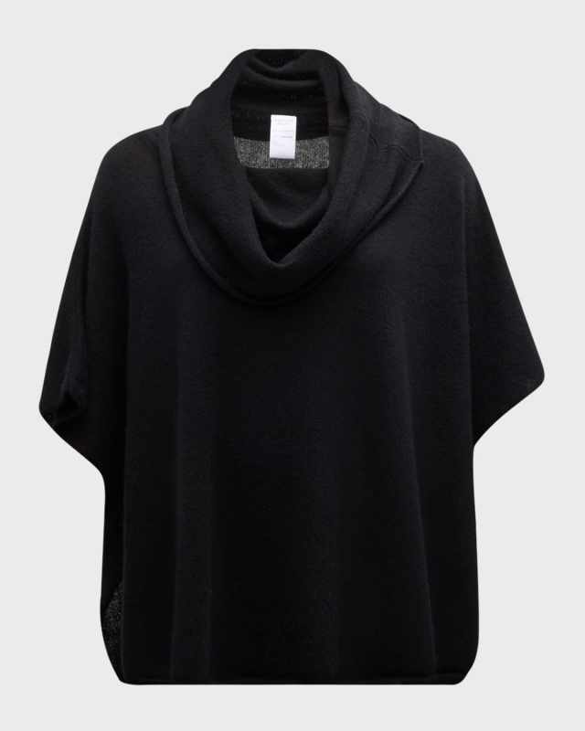 Cashmere Cowl-Neck Tunic