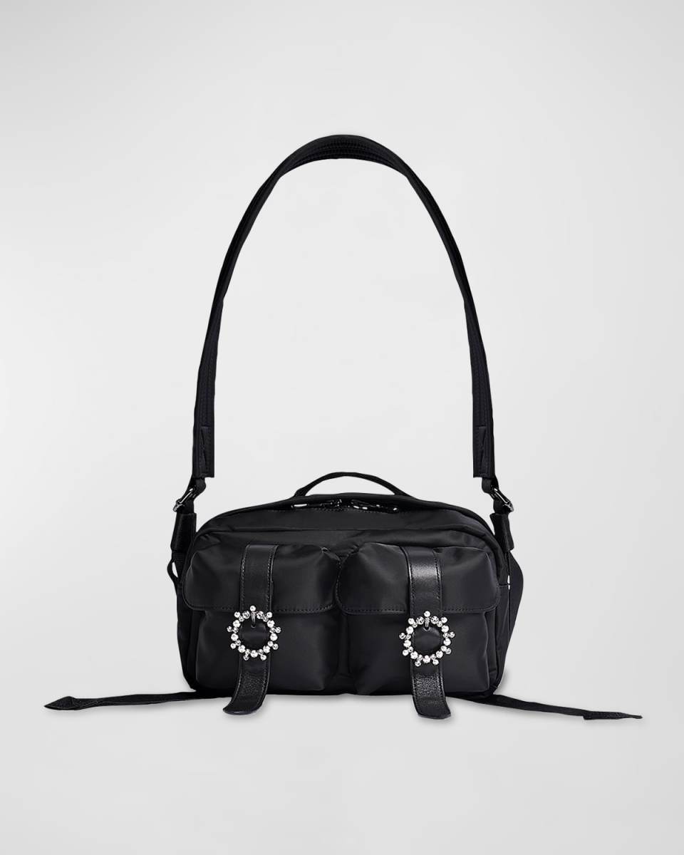 Classic Buckle Zip Crossbody Bag