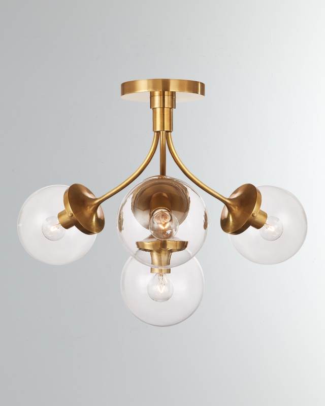 Prescott Medium Semi Flush Mount