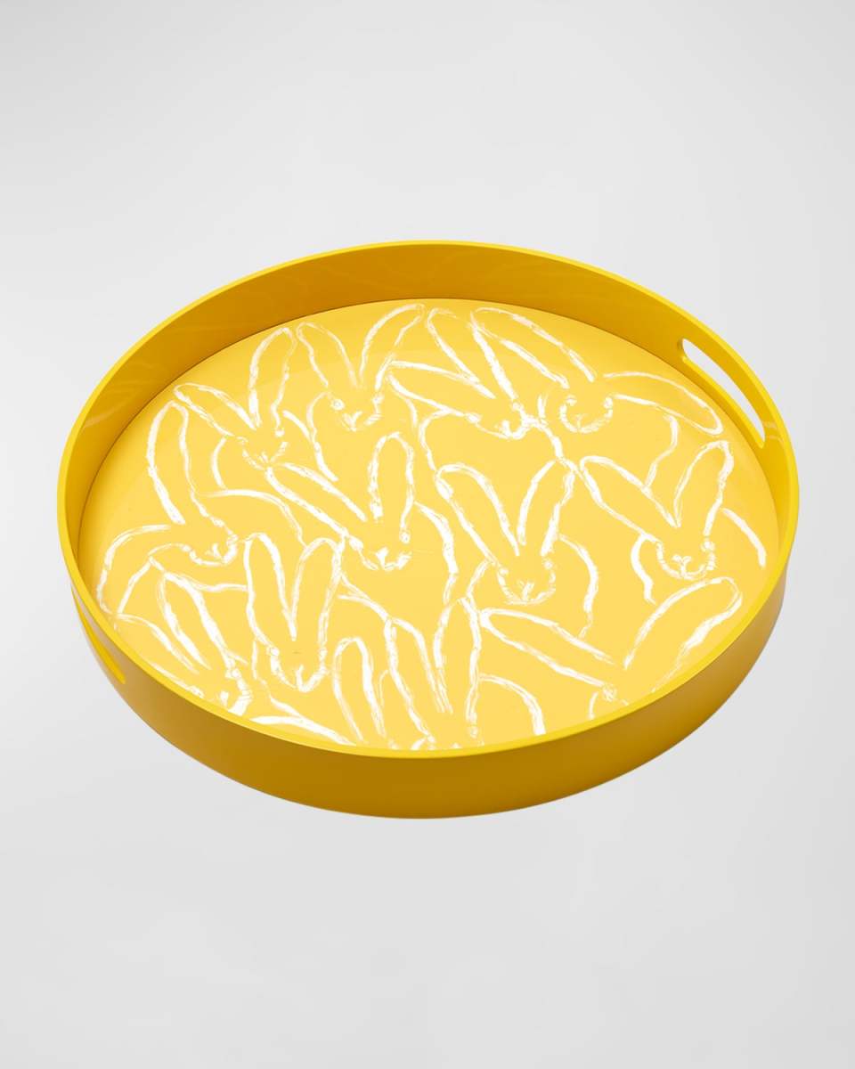 Jubilee Lacquer Tray - Yellow