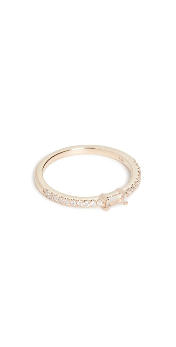 My Story 14k The Julia Birthstone Ring - June June - Moonstone