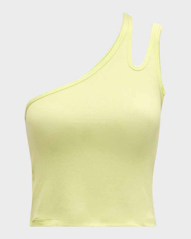 Ribbed Cut-Out Tank Top