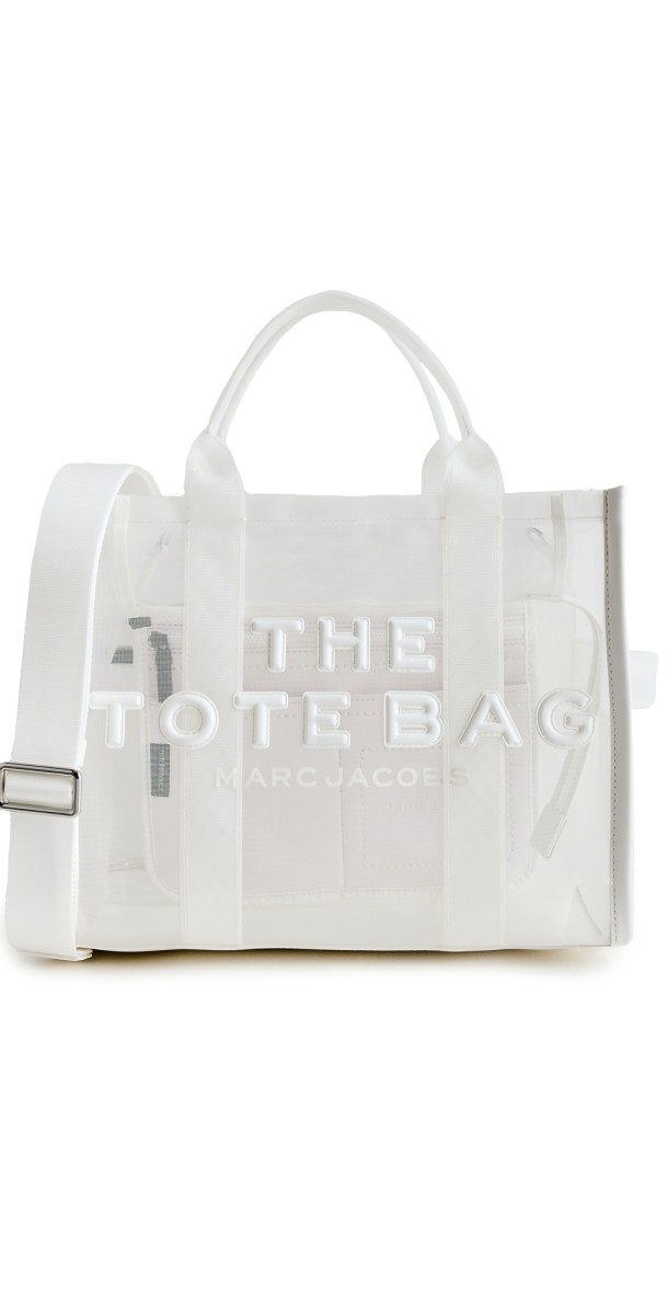 Marc Jacobs The Mesh Medium Tote Bag White