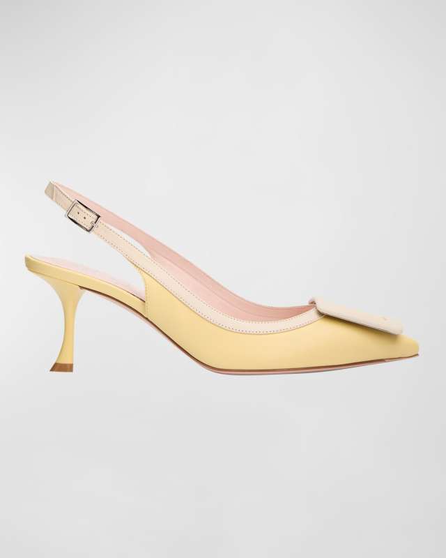 Viv In The City Bicolor Slingback Pumps