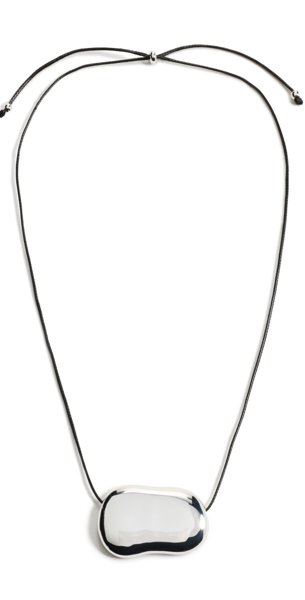 Heaven Mayhem Julia Silver Necklace Silver/Black